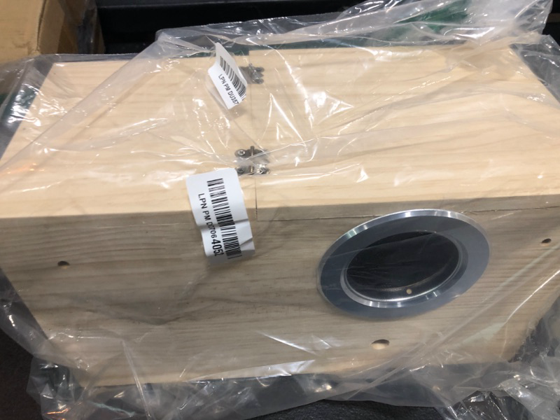 Photo 1 of CooShou Parakeet Nesting Box Cockatiel Nesting Natural Pine Bird Nest Bird Breeding Box House Acrylic Transparent Bird Box with Detachable Wooden Board for Lovebirds Cockatiel Budgie Conure Parrot XL