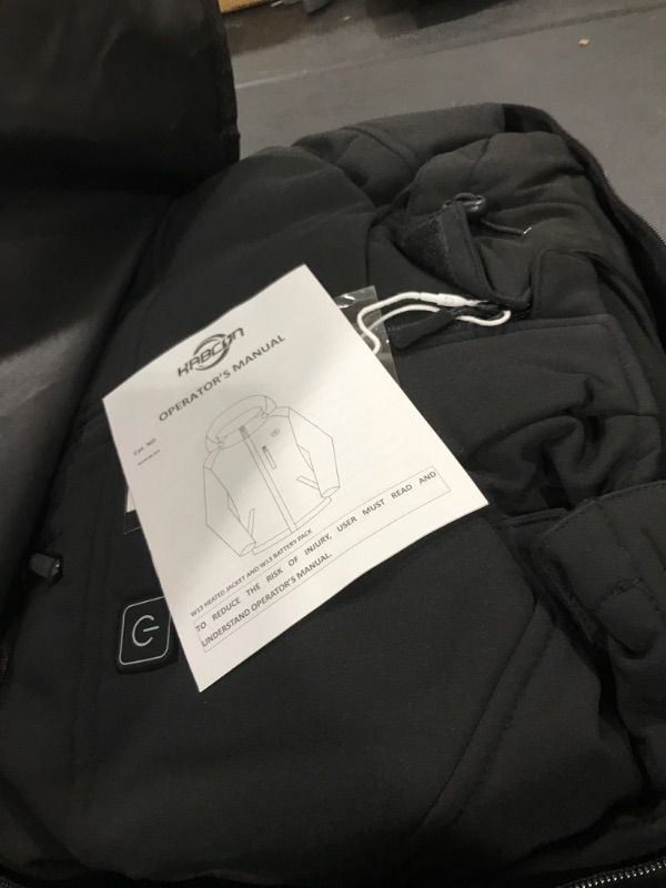 Photo 1 of Men's Soft Shell Heated Jacket with Detachable Hood with Battery and Charger