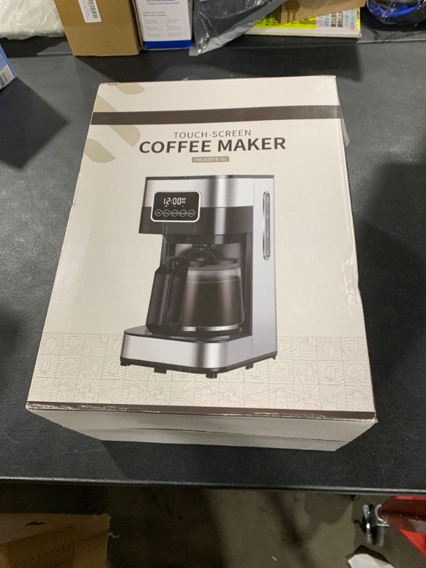 Photo 1 of SHARDOR 10-Cup Programmable Coffee Maker, Regular & Strong Brew Drip Coffee Machine for Home and Office, Auto Shut Off, Permanent Filter, Silver