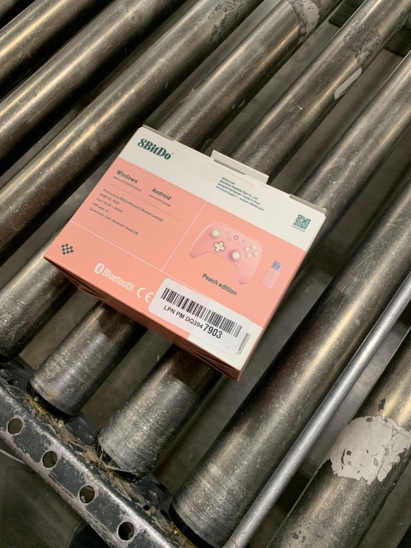 Photo 1 of 8BitDo Ultimate 2C Wireless Controller for Windows PC and Android, with 1000 Hz Polling Rate, Hall Effect Joysticks and Triggers, and Remappable L4/R4 Bumpers (Peach)