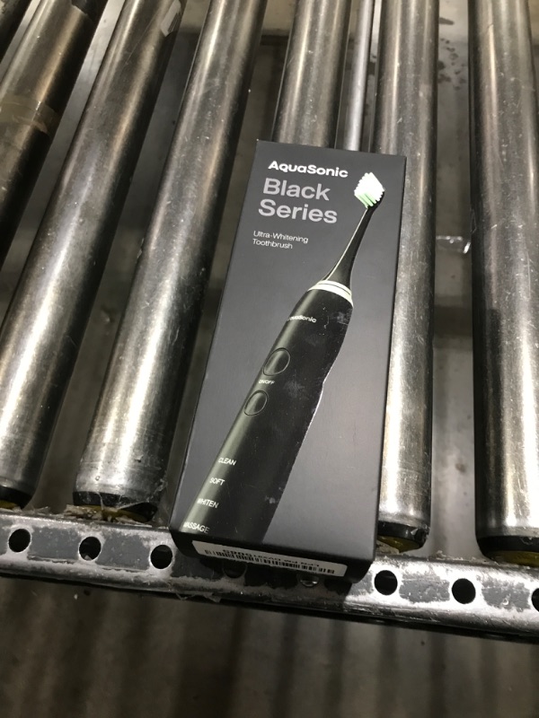 Photo 1 of Aquasonic Black Series Ultra Whitening Toothbrush – ADA Accepted Electric Toothbrush