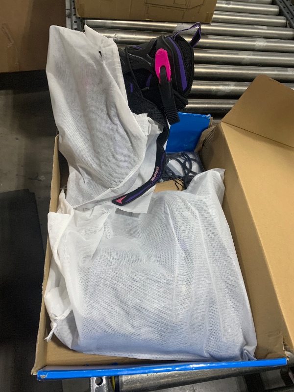 Photo 1 of 2pm Sports Vinal Girls Adjustable Inline Skates with Light up Wheels Beginner Skates (size unknown)