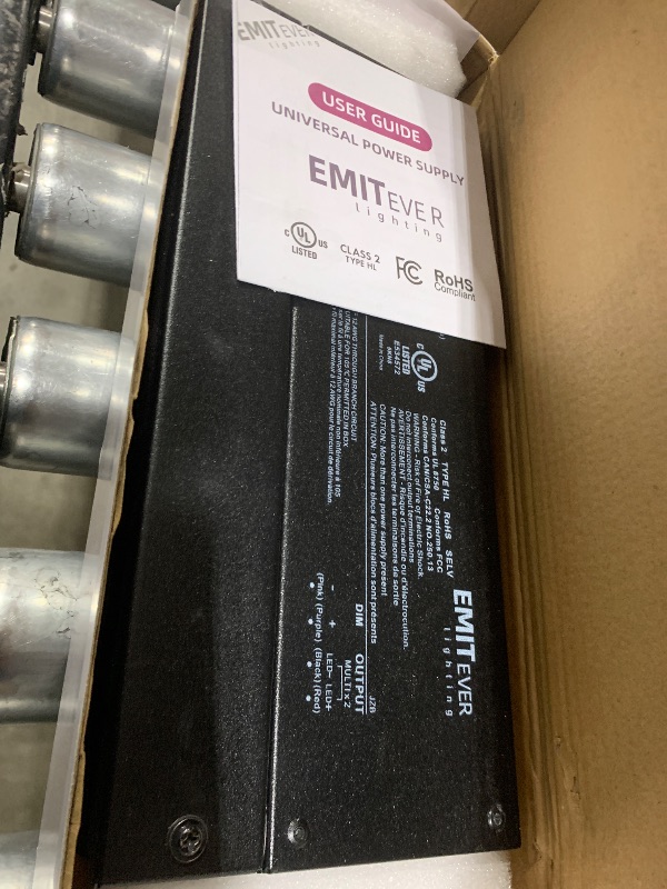 Photo 1 of EMITEVER 192W Dimmable LED Driver, 24V 5-in-1 Dimmable Power Supply,2-Channels AC to DC Transformer for LED Light, Compatible with Lutron and Leviton Dimmer, Waterproof IP67 and UL Listed, Class 2