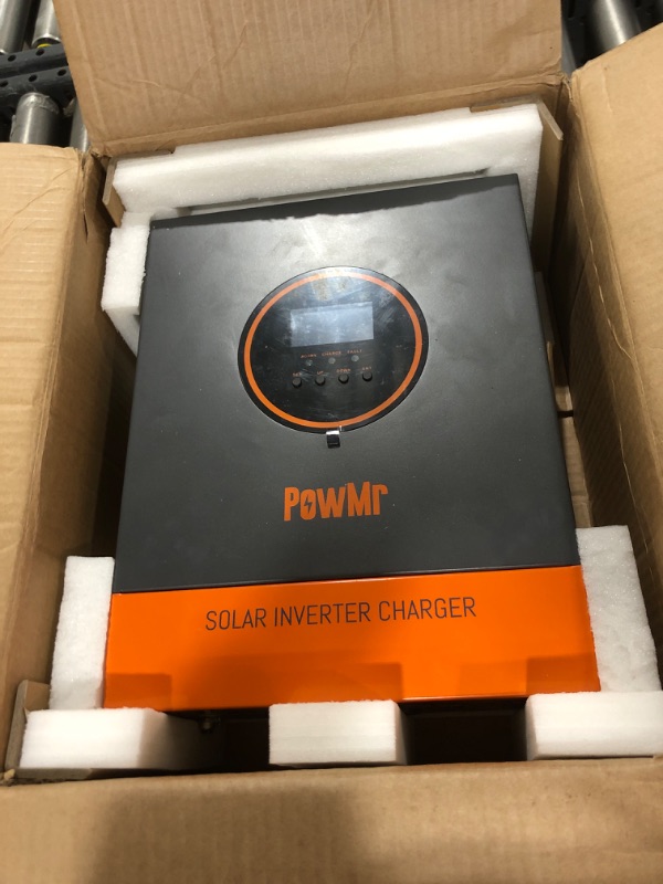 Photo 1 of 3000W Solar Inverter 24V to 120V, Pure Sine Wave Power Inverter 3000 watt Max.PV Input 4000W 450V 13A, Built-in 80A MPPT Controller and fit for Lead Acid and Lithium Batteries