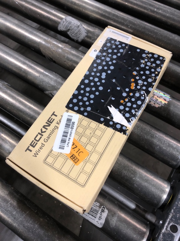 Photo 1 of TECKNET Wired 60% Mechanical Gaming Keyboard, Ultra-Compact 61 Keys Mini RGB Backlit Keyboard, Portable Keyboard with Red Switch for PC/Mac Gamer