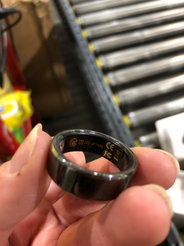 Photo 1 of Smart Ring Heart Rate Monitor Blood Pressure Ring Sleep Tracker Health Rings Pedometer Step Counter Calories Waterproof Fitness Rings for Women Men