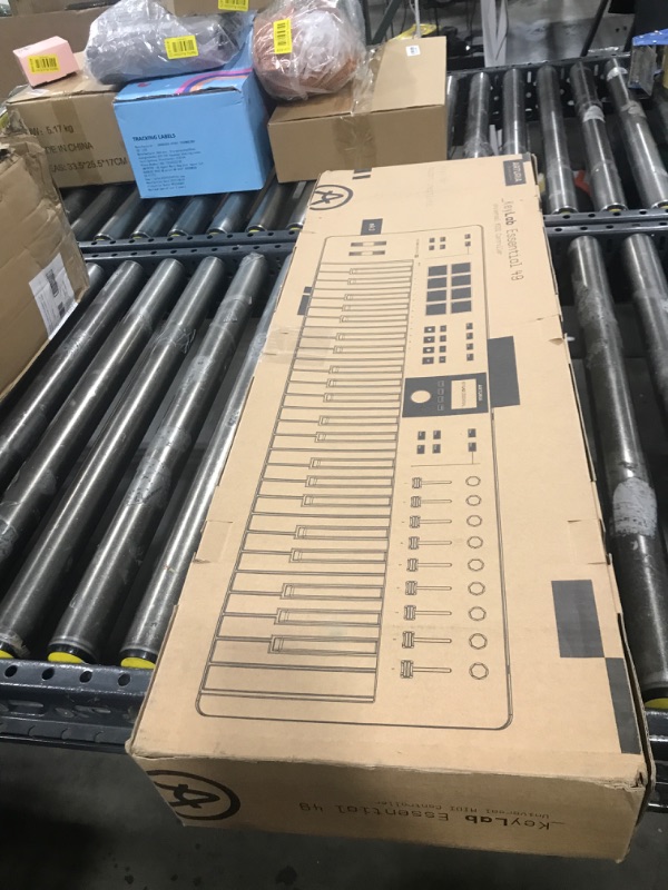 Photo 1 of SNIGJAT 49 Key Keyboard Case Soft, Piano Bag with Padded Pockets for Instrument Parts and Accessories, Waterproof Keyboard Bag with Handle and Adjustable Shoulder Straps (Interior: 33.5"x 12.4"x3.9")