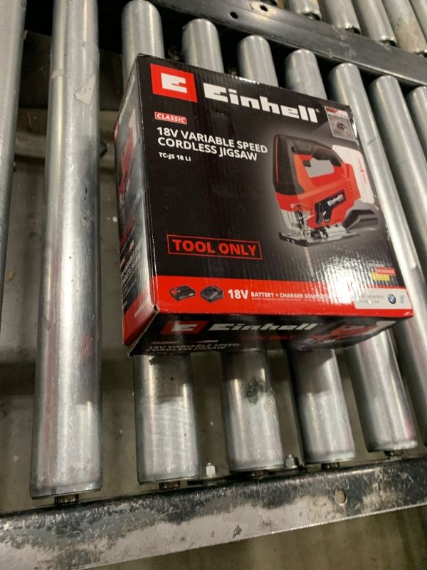 Photo 2 of Einhell TC-JS Power X-Change 18-Volt Cordless 2700 SPM Jig Saw, 4/5-Inch Stroke Length, 45° Max Bevel Angle