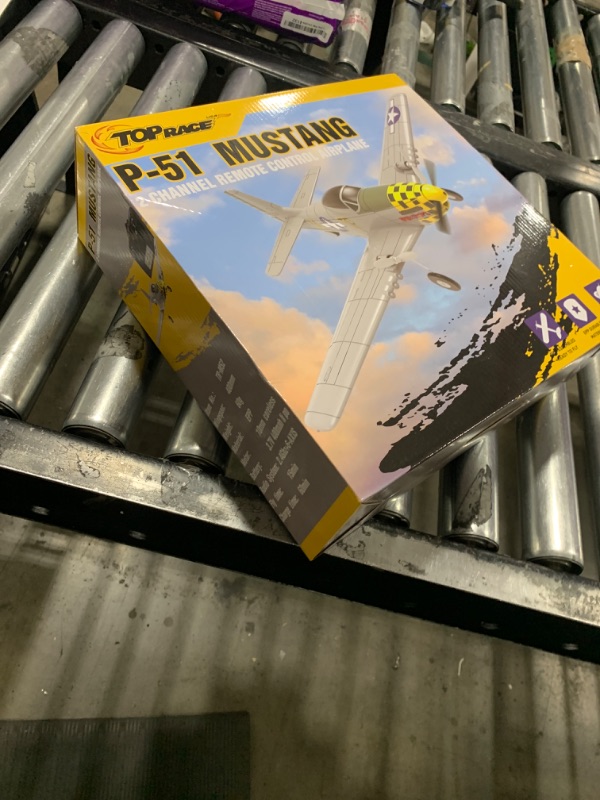 Photo 1 of Top Race Remote Control Airplane | RC Plane 4 Channel Ready to Fly RC Planes for Adults, Advanced RC Foam Blimps for Adults, Remote Control Airplane Spitfire Shark Mouth TR-S55