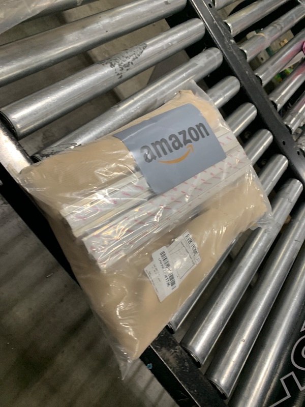 Photo 1 of RYB HOME Ceiling Mount Room Divider Curtain Set with Sliding Track for Bedroom/Living Room/Basement/Patio/Sliding Glass Door Blackout Privacy Assured, Wide Drape, W100 x L84, Beige, 1 Panel