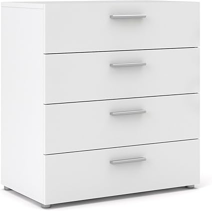 Photo 1 of Tvilum Austin 4 Drawer Chest, White
