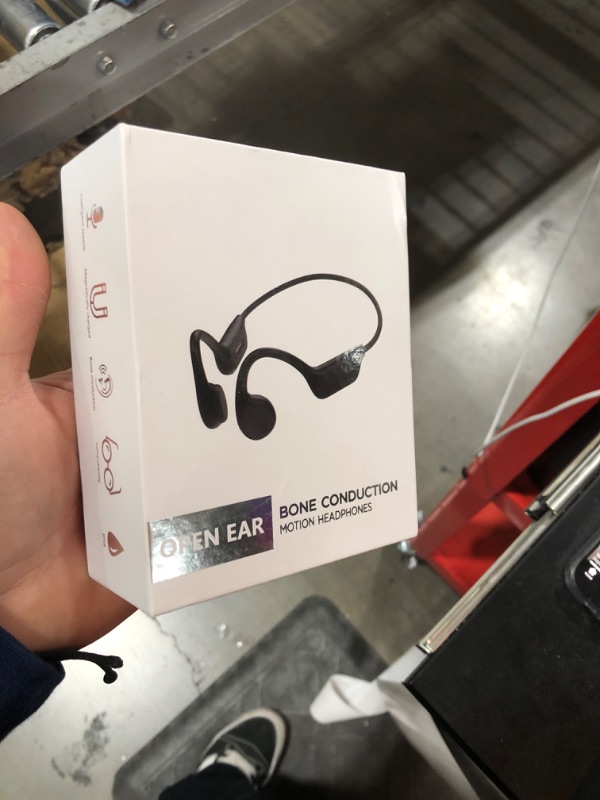 Photo 1 of Banoshalo Bone Conduction Headphones - Swimming, Wireless Bluetooth, MP3 Mode 2 in 1, 10 H Battery Power, Fast Charging, IPX8 Waterproof for Sports