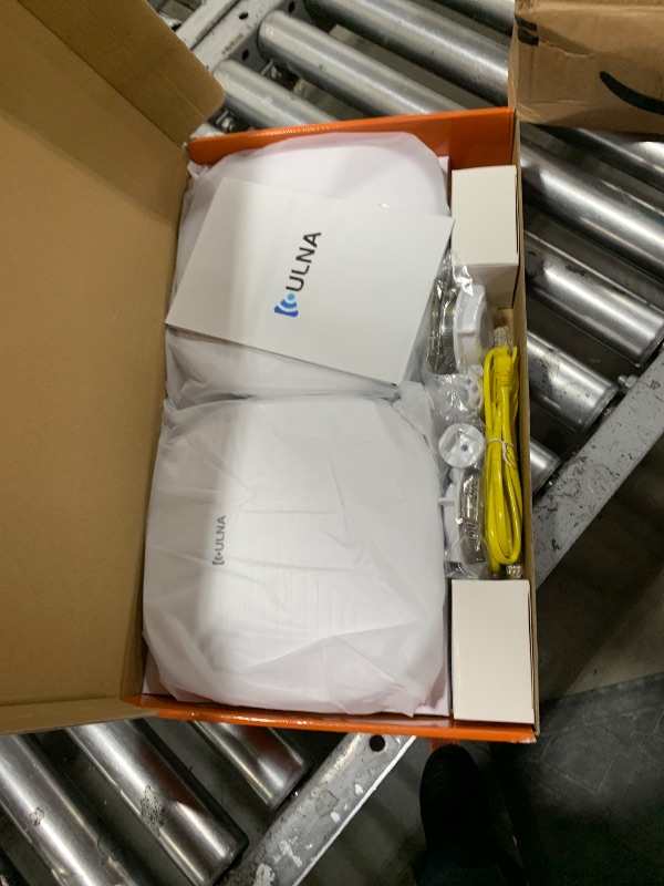 Photo 4 of Gigabit Wireless Bridge, 5KM Point to Point/Multipoint WiFi Bridge, 5.8G High Speed ULNA CPE801 with 2×1000Mbps Ethernet Port, Plug and Play PTP/PTMP CPE for Outdoor Buildings Shop/Garage/Barn