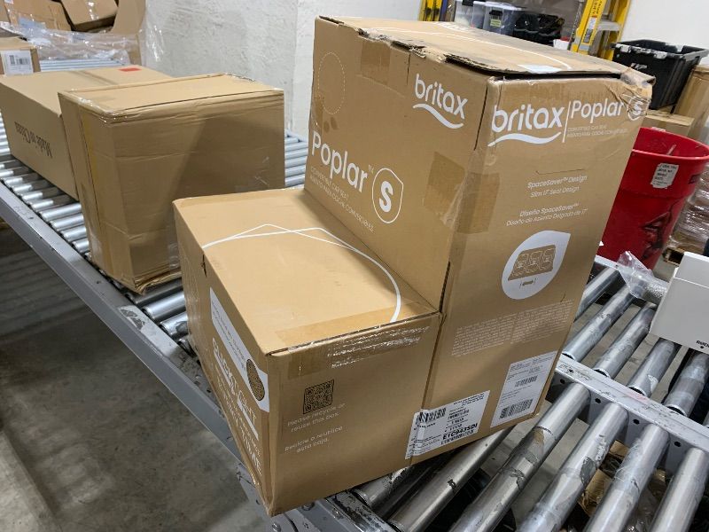 Photo 1 of Britax Poplar S Convertible Car Seat, 2-in-1 Car Seat with Slim 17-Inch Design, ClickTight Technology, Onyx