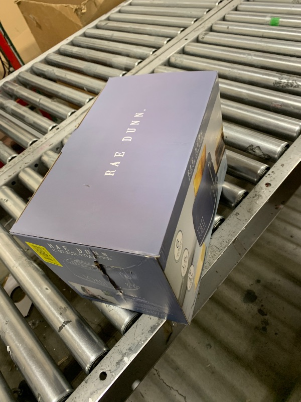 Photo 1 of Rae Dunn Retro Rounded Bread Toaster, 2 Slice Stainless Steel Toaster with Removable Crumb Tray, Wide Slot with 6 Browning Levels, Bagel, Defrost and Cancel Options, Navy