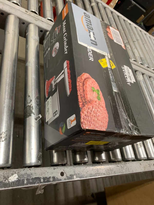 Photo 1 of Electric Meat Grinder: [3500W Advanced Motor] [Ultra-Intelligent Thermal Protection] Upgraded Meat Grinder with 6 PCS Stainless Steel Blades&Grinding Plates, Sausage Stuffer Tubes&Kubbe (Dark Black N)