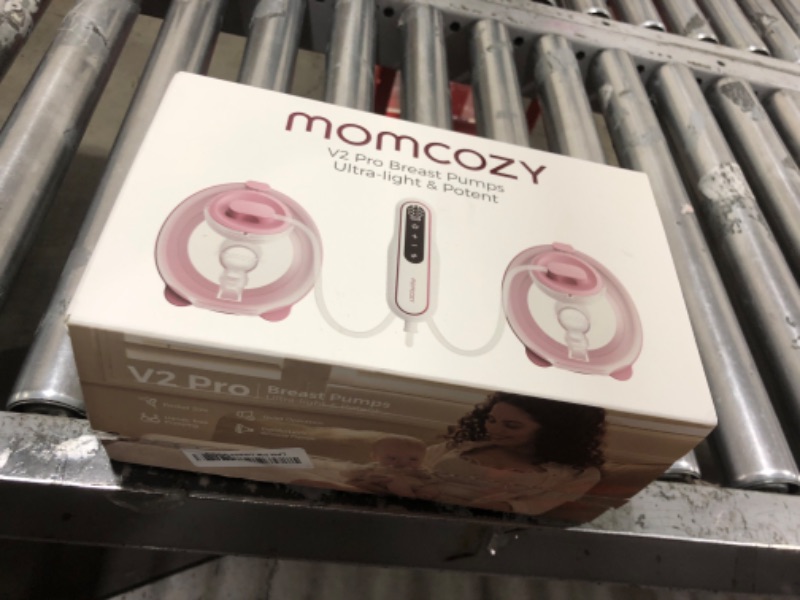 Photo 2 of Momcozy Breast Pump V2 Pro Ultra-Lightweight, Hands-Free & Portable Wearable Pump with Upgraded Integrated DoubleFit Flange, Quiet & Leak-Proof Electric Pump, 3 Modes|9 Levels, 17/19/21/24mm