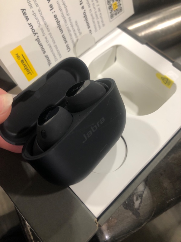 Photo 3 of Jabra Elite 10 Gen 2 Wireless Earbuds with Dolby Atmos Spatial Sound - Advanced Noise Cancelling, All Day Comfort for Work and Fitness, in-Ear Bluetooth Headphones with Smart Case - Gloss Black