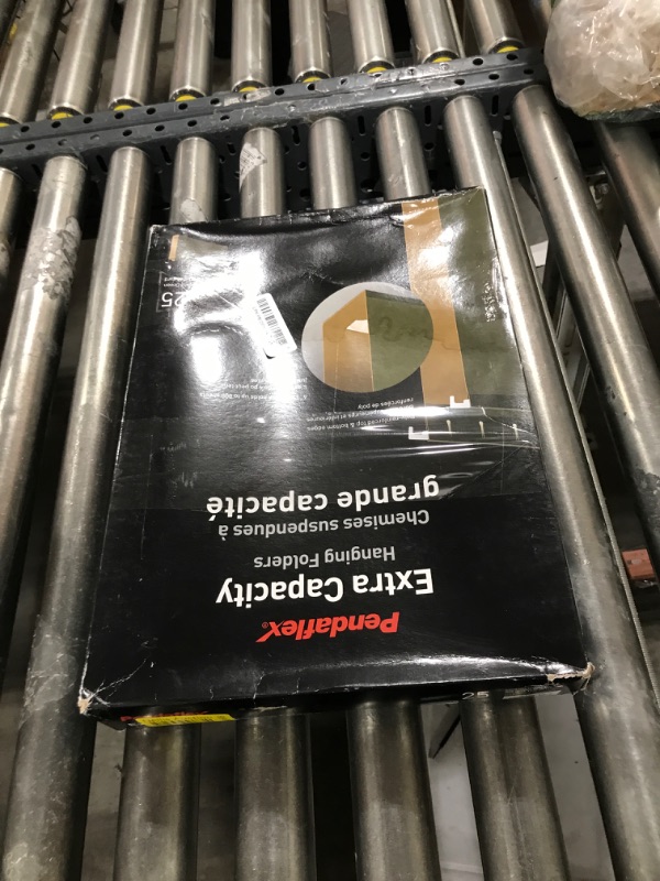 Photo 2 of Pendaflex Extra Capacity Reinforced Hanging File Folders, 4", Legal Size, Standard Green, 1/5 Cut, 25 per Box (04153x4)