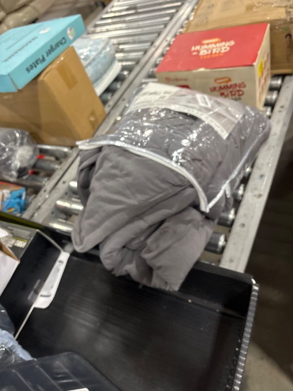 Photo 1 of ANNA.Z HOME King Quilt Set, Lightweight Bedding Set, Washed Soft Fabric, Grey, Boho Embroidered Coverlet, All-Season, Machine Washable, 3-Piece Set, 1 Quilt + 2 Shams (Charcoal, King Set)