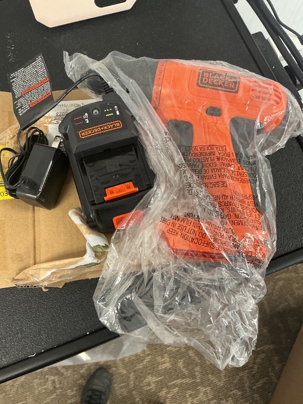 Photo 1 of BLACK+DECKER 20V MAX POWERECONNECT Cordless Drill/Driver + 30 Piece Bits and Drivers Kit (LD120VA)
