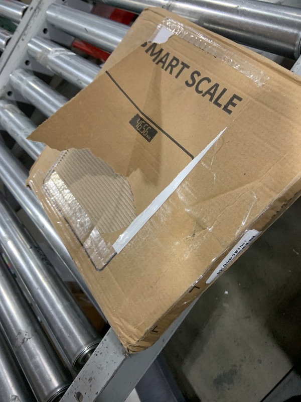 Photo 1 of Intelligent Body Fat Scale, a Simple and Practical Digital Scale That can be Connected to a Mobile Digital Bathroom Scale to Display BMI, Body Fat, Muscle Mass, and Durable Weight Scale (White)