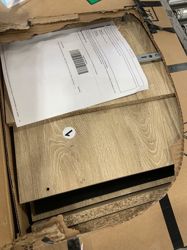 Photo 1 of Signature Design by Ashley Oliah Rustic 1 Drawer Night Stand with an Open Cubby, Light Brown