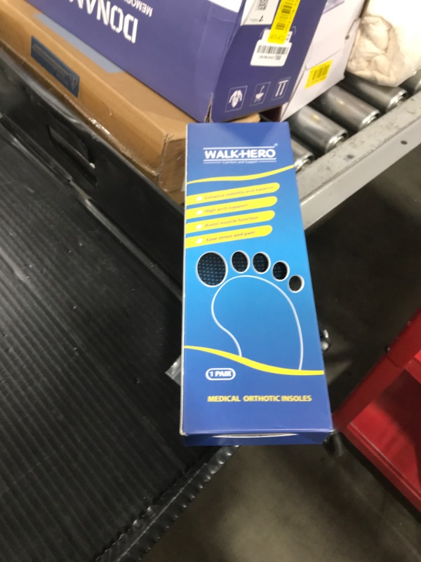 Photo 1 of Inserts Relieve Plantar Fasciitis - Flat Feet Insoles Arch Supports, Orthotic Insoles for Foot Pain Arch Pain Reduce Muscle Fatigue Absorb Shock (Mens 6-6 1/2 | Womens 8-8 1/2)