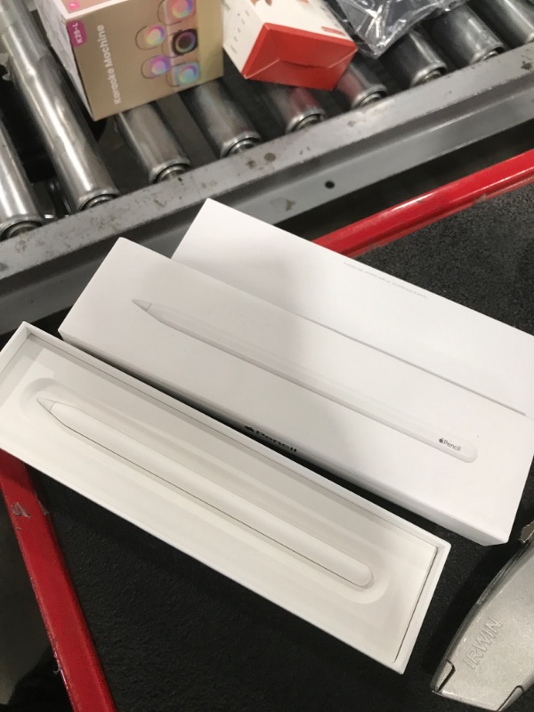 Photo 1 of Apple Pencil (2nd Generation): Device Compatibility Check Required - Pixel-Perfect Precision, Perfect for Note-Taking, Drawing, and Signing documents. Attaches, Charges, and Pairs magnetically.