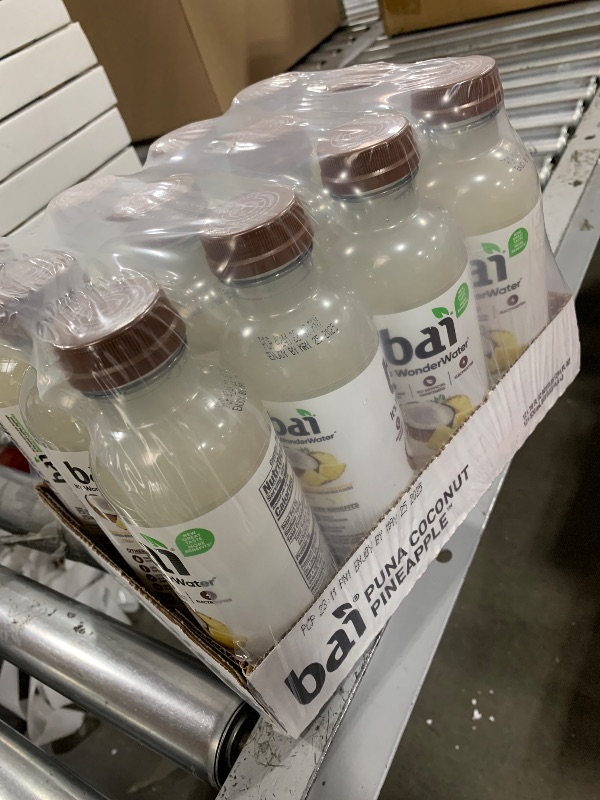Photo 1 of Bai Antioxidant Infused Water Beverage, Puna Coconut Pineapple, with Vitamin C and No Artificial Sweeteners, 18 Fluid Ounce Bottle, 12 Pack