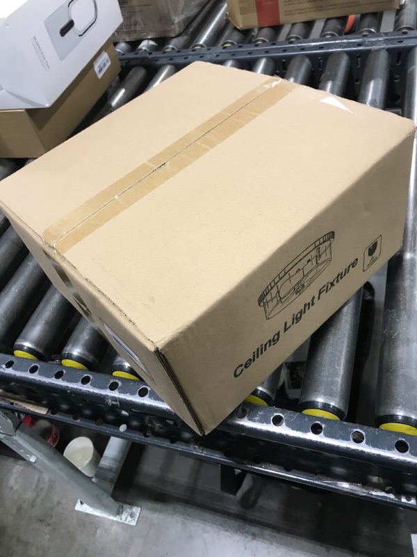 Photo 1 of Black Flush Mount Ceiling Light Fixtures, 2-Light Ceiling Mount for Farmhouse with Seeded Glass Lampshade, Industrial Flush Mount Light Fixture Farmhouse for Hallway, Kitchen, Entryway and Foyer