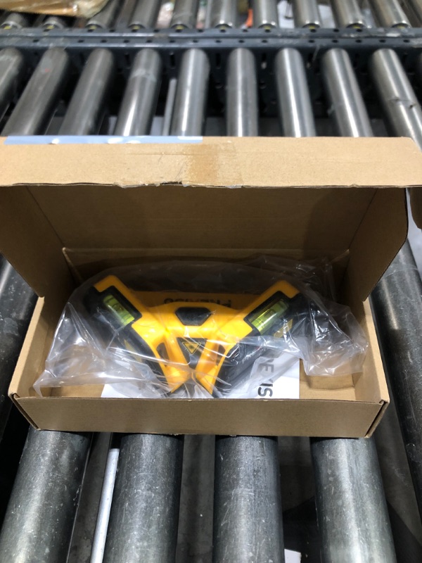 Photo 1 of PREXISO Square Laser - 30Ft Flooring Laser Level, Tile Laser Line Projection, Angle 90° Magnetic Leveling Tool, Square Built-In 2 Bubble Vials With Wall Panel Stand for Installation, Construction