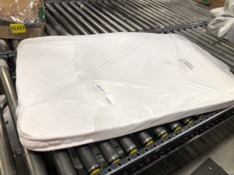 Photo 1 of Pack and Play Mattress - 38" x 26"- Premium Knitted Fabric Playpen Mattresses, Safety Reinforced Play Yard Mattress - Fits for Graco & Baby Trend & Pamo Babe Playard, Firm Support and Comfort Foam