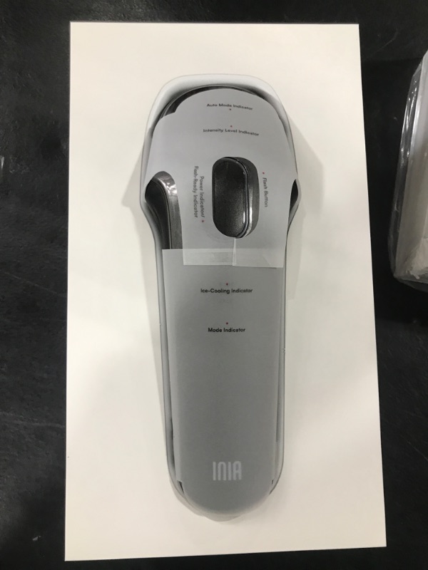 Photo 3 of INIA Laser Hair Removal with Ice-Cooling Care for Women and Men, Painless at-Home IPL Hair Remover for Coarse Hair in Bikini and All Body Areas, Latest Generation for Effective Results (Black)