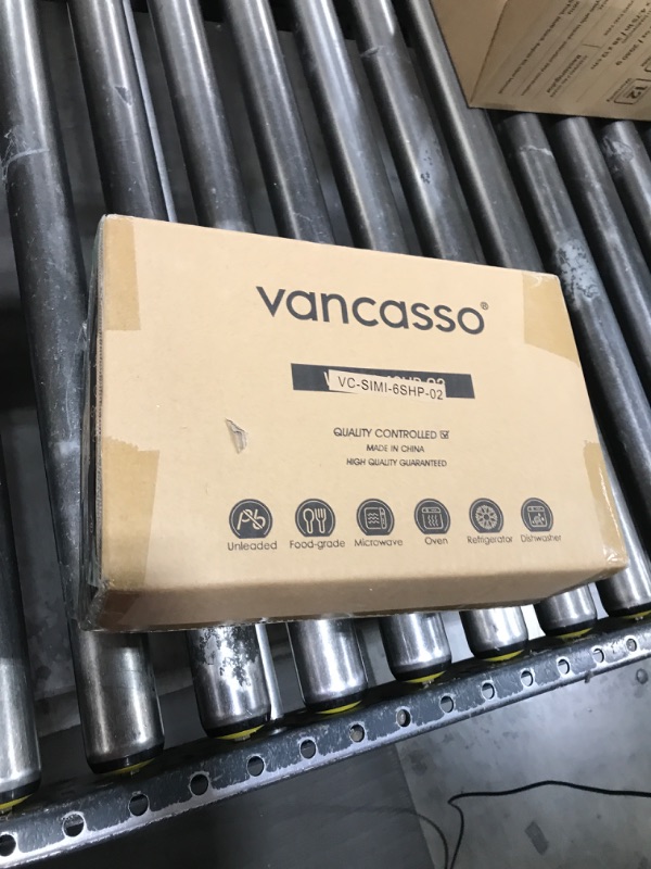 Photo 1 of vancasso Simi 9.5 Inch Rectangular Dinner Plates Set of 6 - Bohemian Floral Design in 6 Vibrant Colors, Microwave & Dishwasher Safe Porcelain Plates for Salad, Appetizers, Entertaining
