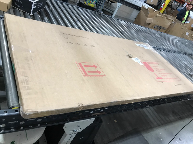 Photo 1 of CILIBER Frameless Mirror, 30x60 Inch Large Bathroom Mirrors for Wall, Upgraded Shatterproof Rectangle Vanity Mirror Over Sink with Polished Edge for Bathroom,Bedroom,Living Room and Entryway