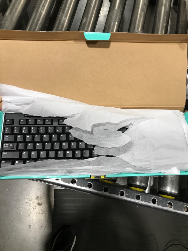 Photo 1 of Logitech K270 Wireless Keyboard for Windows, 2.4 GHz Wireless, Full-Size, Number Pad, 8 Multimedia Keys, 2-Year Battery Life, Compatible with PC, Laptop, Black