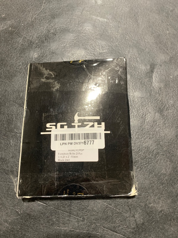 Photo 1 of 1/4-20 x 2 Inch 20Pcs Flat Head Hex Socket Cap Screws Bolts Barrel Nuts Kit, 304 Stainless Steel 18-8, Full Thread, Black Oxide by SG TZH (with Hex Spanner)