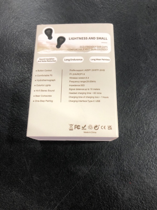 Photo 1 of Invisible Mini Earbuds Wireless Bluetooth, Low Profile Micro Smallest Tiny Discreet Hidden Earbuds for Work, Small Headphones, Invisible Sleep Wireless Earphone IPX5 Waterproof for Small Ear Canals