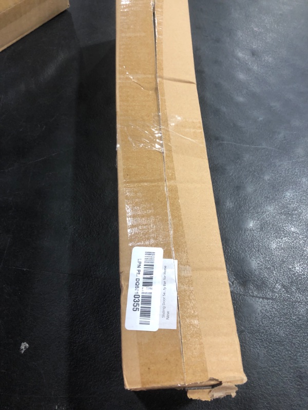 Photo 1 of Sliding Door Security Bar,17.1-51 Inch Adjustable Sliding Door Lock with Rubber Headset,1.3 Inch Heavy Duty Stainless Steel Sliding Door Security Bar for Various Sliding Doors and Windows,White