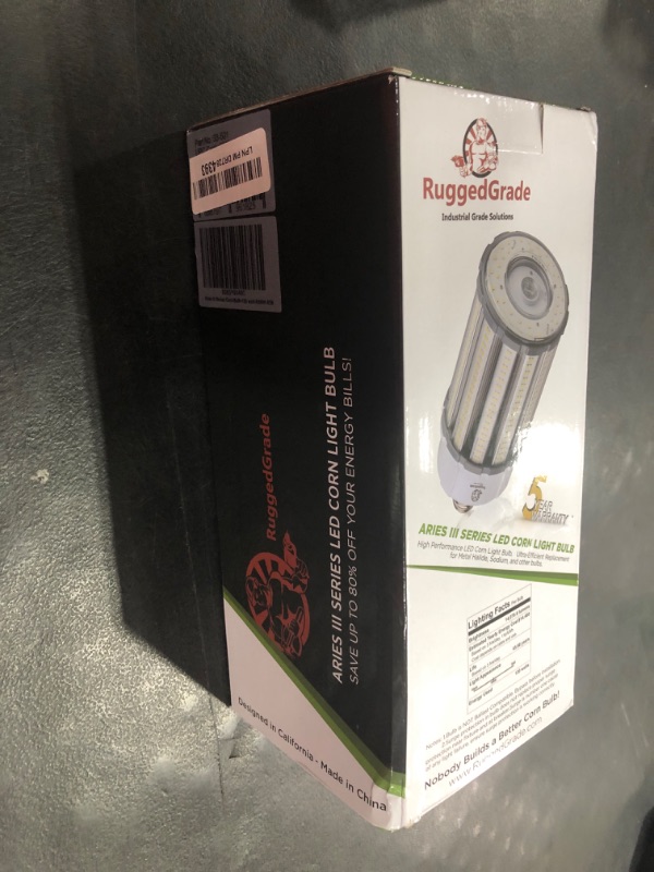 Photo 1 of 120 Watt LED Corn Bulb - Aries III Series - 16,400 Lumens - 5000K - E39 Large Mogul Base - Built-in 6KV Surge - Dimmable - DLC 5.1