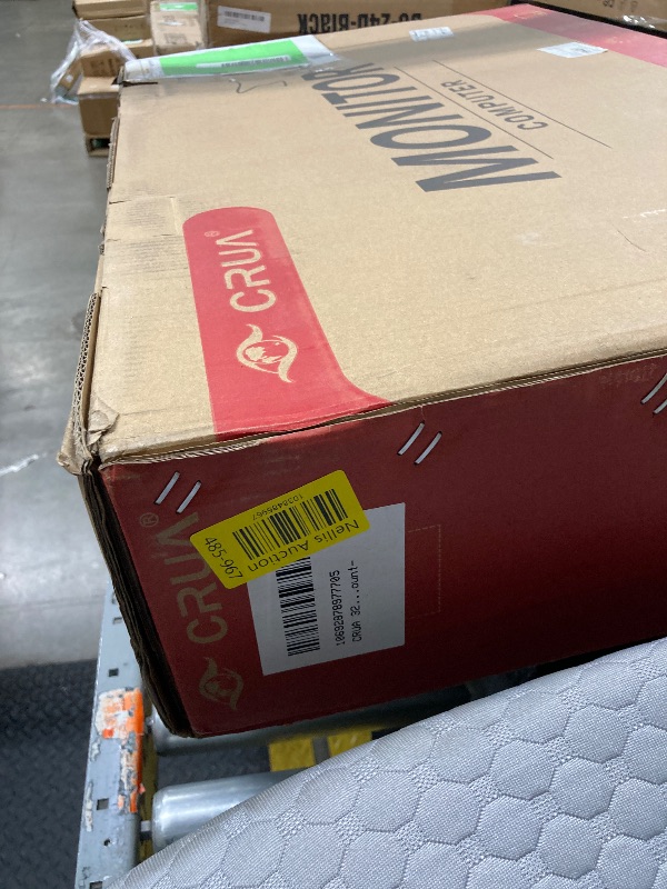 Photo 1 of ***PARTS ONLY***
RUA 32 Inch 4K Curved Gaming Monitor, UHD 160Hz Monitor, 1500R, FreeSync 120% sRGB, 1.07B Color Depth, with HDMI /DP and Built-in Speaker, Support Wall Mount-