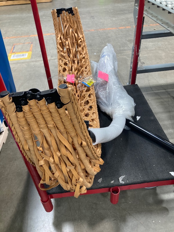 Photo 1 of  ***(SELLING AS IS -MISSING PARTS)****
Egg Chair with Stand, Patio Wicker Bifanuo Hanging Chair, Hammock Swing Chair, 350LBS Capacity for Bedroom, Balcony, Garden ***(NO PACKAGING, NOT IN BOX)***

