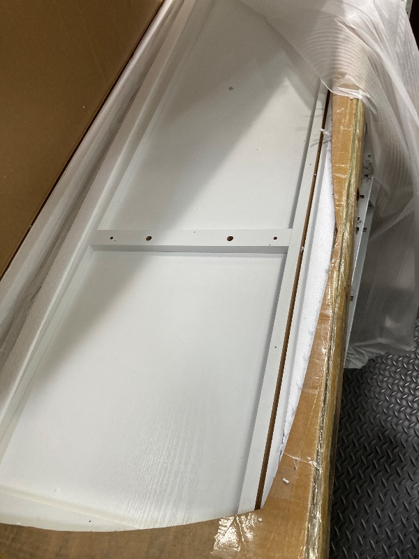 Photo 1 of **INCOMPLETE SET/MISSING BOX**Tatub Large Wall Unit Entertainment Center with Storage, Modern TV Entertainment Center with Bookshelves and Bridge Cabinet, Living Room Tall Bookshelf with Storage, 65.7" Wide for TV Placement, White