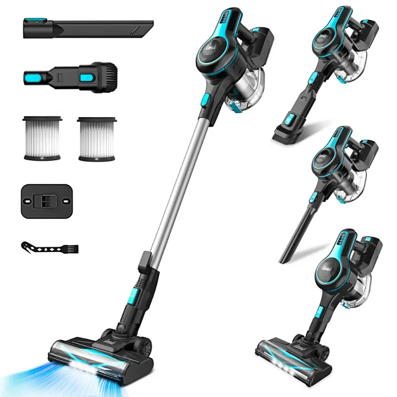 Photo 1 of **PARTS ONLY**INSE Cordless Vacuum Cleaner,6-in-1 Rechargeable Stick Vacuum Lightweight for Carpet Hardfloor Pet Hair Home,N520 Blue
