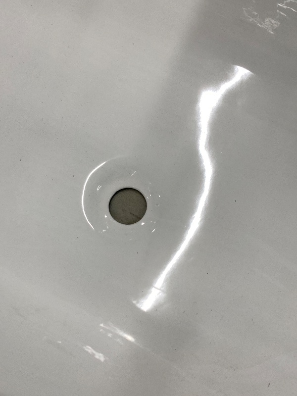 Photo 1 of ***(MISSING PARTS- SELLING AS IS)*** Kingston Brass Aqua Eden VCTND663013NB8 Cast Iron Double Ended Clawfoot Bathtub with Brushed Nickel Feet without Faucet-Drillings, 66-Inch, White