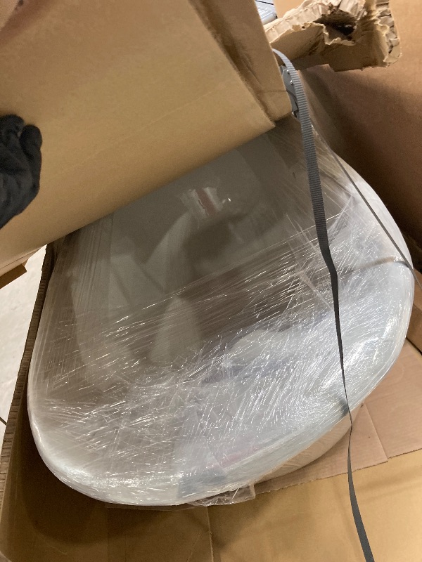 Photo 1 of ***(MISSING PARTS- SELLING AS IS)*** Kingston Brass Aqua Eden VCTND663013NB8 Cast Iron Double Ended Clawfoot Bathtub with Brushed Nickel Feet without Faucet-Drillings, 66-Inch, White