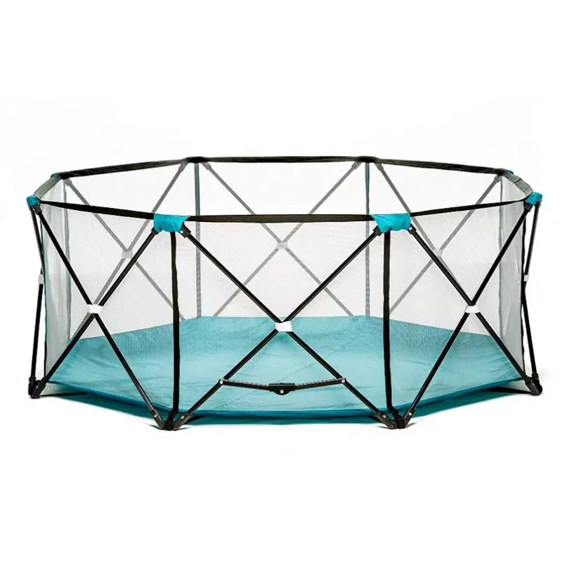 Photo 1 of **HAS BEACH SAND ON IT**Regalo
26 in. Eight Panel My Play Portable Play Yard