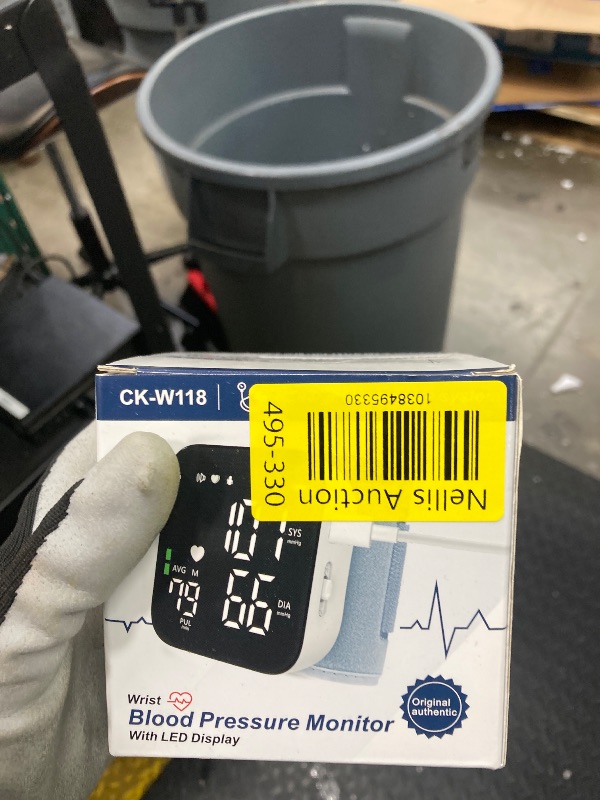 Photo 1 of **MISSING C PORT CHARGER WIRE**Wrist Blood Pressure Monitor Automatic Talking Wrist Blood Pressure Cuff Digital Full Screen LED Display Bp Machine Adjustable Bp Cuff Voice Broadcast Health Care for Home Use