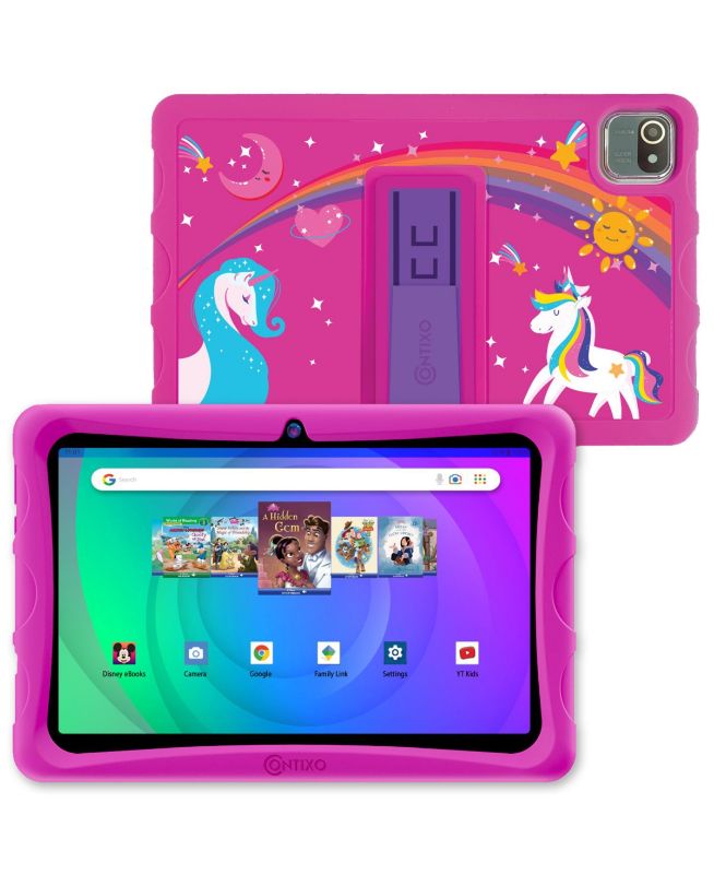 Photo 1 of ***SCREEN IS VERY LIGHT**Contixo K103A Kids Tablet 80 Disney E-Books HD 10 64GB, 4GB Ram, Octa-Core 2.0GHz Cpu Android Tablets, Dual Camera 8 Mp Back & 2 Mp Front, Bluetooth,

